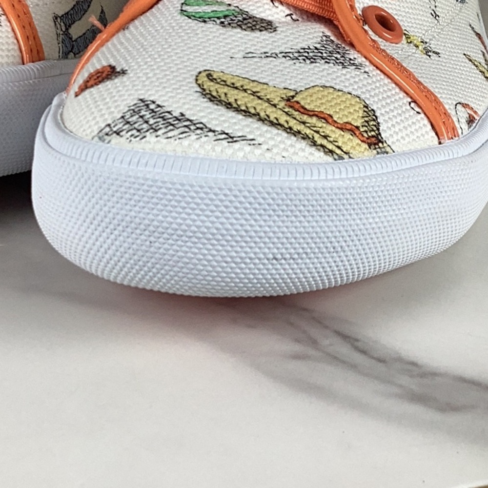 Coach Rare Vintage Size 9 White Beach Vacation Sneakers Slip On Tennis Shoes HTF - Picture 15 of 16